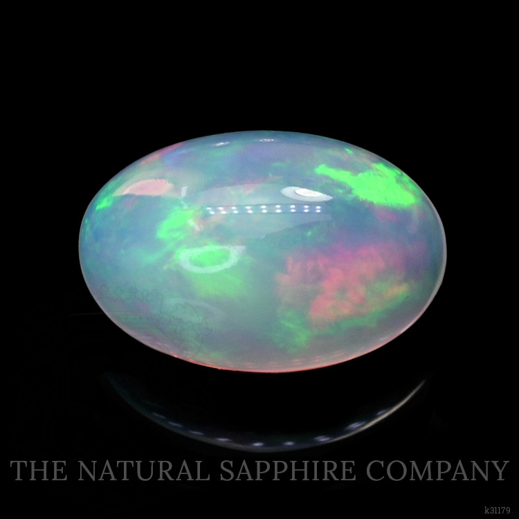 2.21 Ct. Multi Color Cabochon Fire Opal (Flame Opal) from Ethiopia