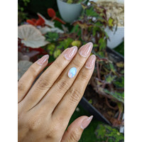 2.21 Ct. Multi Color Cabochon Fire Opal (Flame Opal) from Ethiopia Life Style