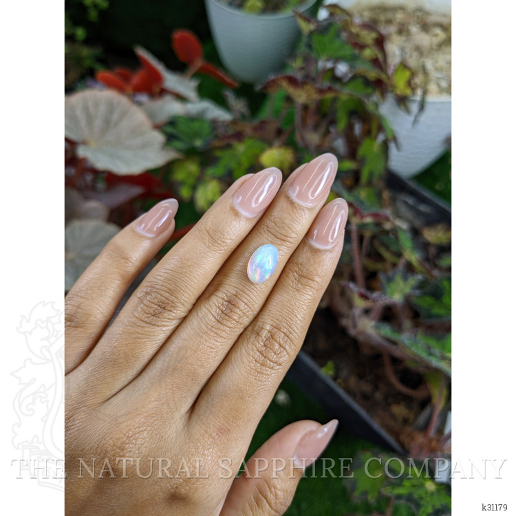 2.21 Ct. Multi Color Cabochon Fire Opal (Flame Opal) from Ethiopia