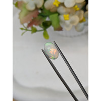 2.21 Ct. Multi Color Cabochon Fire Opal (Flame Opal) from Ethiopia Life Style