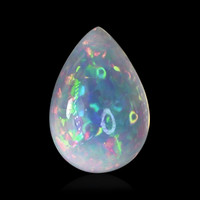 9.87 Ct. Multi Color Cabochon Fire Opal (Flame Opal) from Ethiopia Video