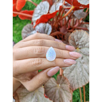 9.87 Ct. Multi Color Cabochon Fire Opal (Flame Opal) from Ethiopia Life Style