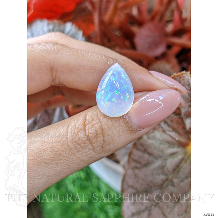 9.87 Ct. Multi Color Cabochon Fire Opal (Flame Opal) from Ethiopia