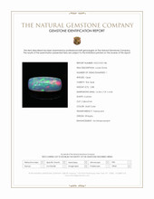 2.88 Ct. Multi Color Cabochon Fire Opal (Flame Opal) from Ethiopia Scan Report
