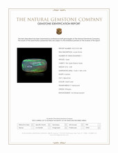 2.85 Ct. Multi Color Cabochon Fire Opal (Flame Opal) from Ethiopia Scan Report