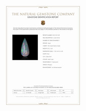3.22 Ct. Multi Color Cabochon Fire Opal (Flame Opal) from Ethiopia Scan Report