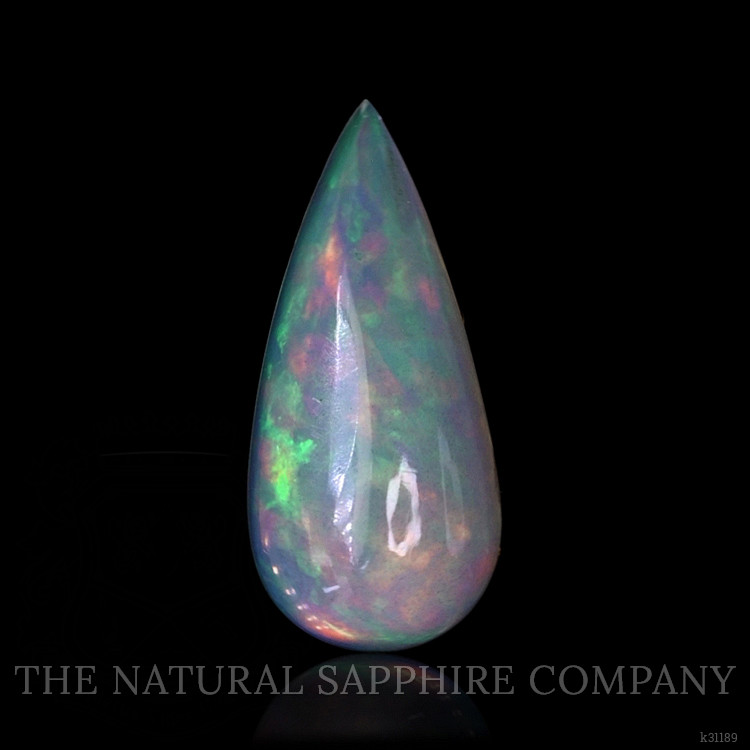3.22 Ct. Multi Color Cabochon Fire Opal (Flame Opal) from Ethiopia