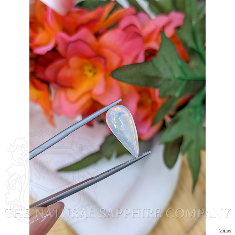 3.22 Ct. Multi Color Cabochon Fire Opal (Flame Opal) from Ethiopia