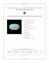 3.63 Ct. Multi Color Cabochon Fire Opal (Flame Opal) from Ethiopia Scan Report