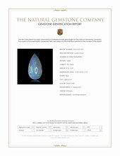 3.27 Ct. Multi Color Cabochon Fire Opal (Flame Opal) from Ethiopia Scan Report