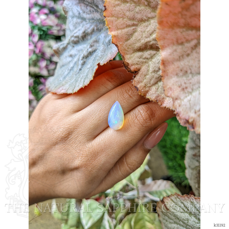 3.27 Ct. Multi Color Cabochon Fire Opal (Flame Opal) from Ethiopia