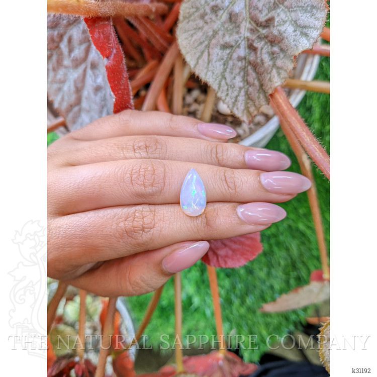 3.27 Ct. Multi Color Cabochon Fire Opal (Flame Opal) from Ethiopia