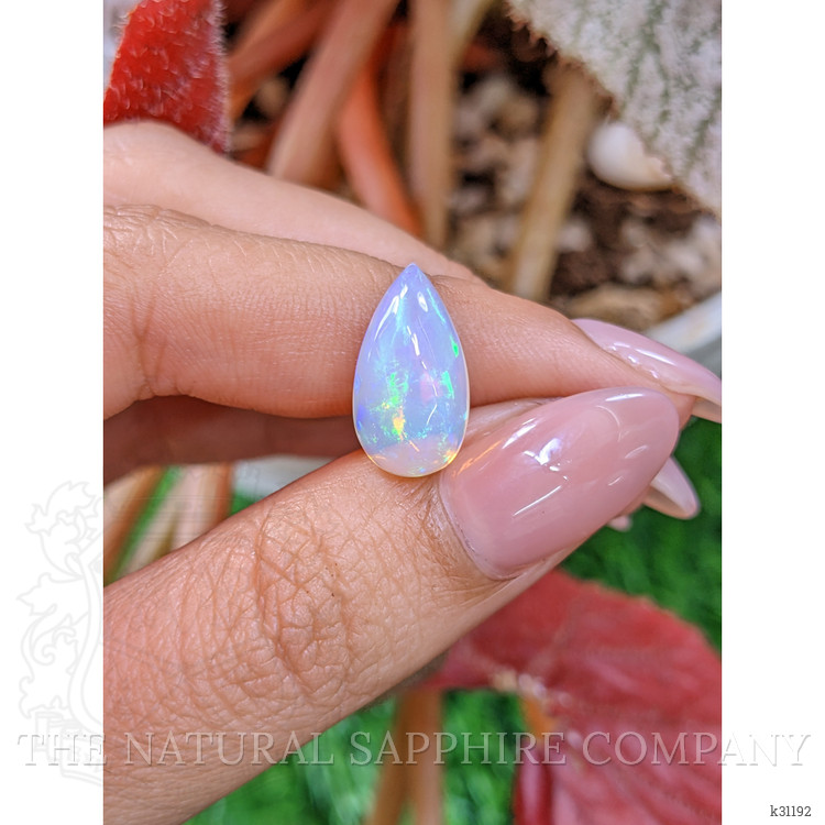 3.27 Ct. Multi Color Cabochon Fire Opal (Flame Opal) from Ethiopia