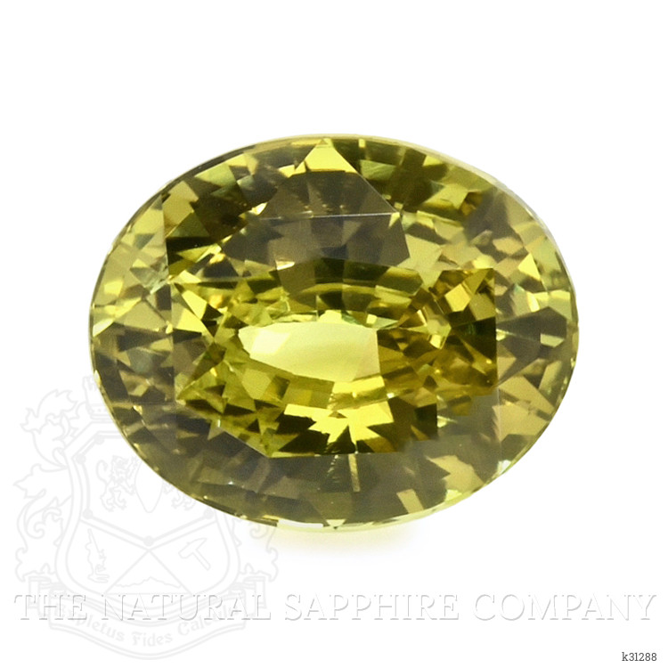 3.21 Ct. Greenish Yellow Chrysoberyl from Ceylon (Sri Lanka)