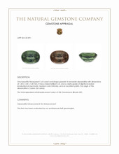 1.63 Ct. Alexandrite from Ceylon (Sri Lanka) Appraisal