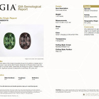 1.63 Ct. Alexandrite from Ceylon (Sri Lanka) Scan Report
