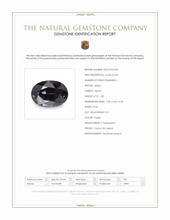 1.30 Ct. Purple Spinel from Ceylon (Sri Lanka) Scan Report