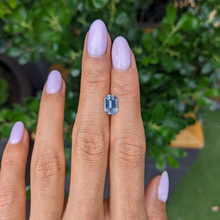 1.27 Ct. Blue Aquamarine from Mozambique