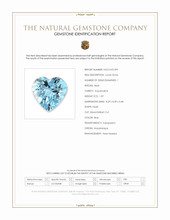 1.87 Ct. Blue Aquamarine from Mozambique Scan Report