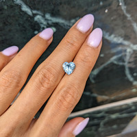 1.87 Ct. Blue Aquamarine from Mozambique Life Style