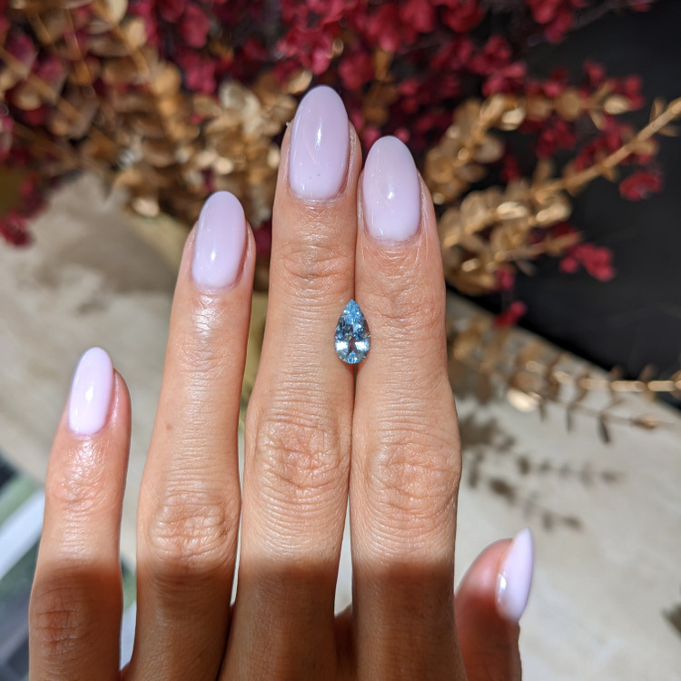 1.03 Ct. Blue Aquamarine from Mozambique
