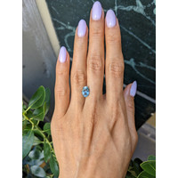 1.79 Ct. Blue Aquamarine from Mozambique Life Style