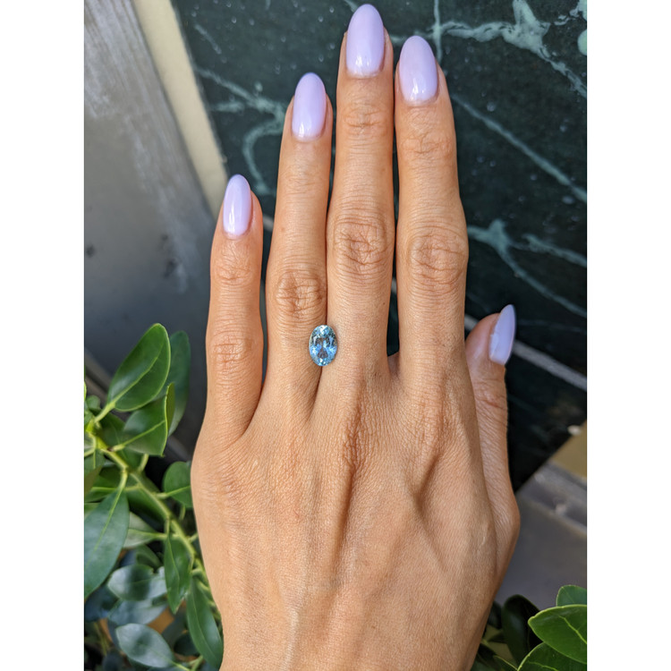 1.79 Ct. Blue Aquamarine from Mozambique