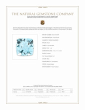 1.46 Ct. Blue Aquamarine from Mozambique Scan Report