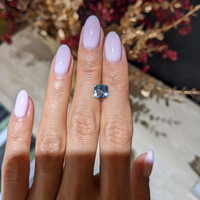 1.46 Ct. Blue Aquamarine from Mozambique Life Style