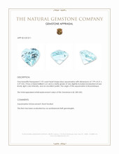1.92 Ct. Blue Aquamarine from Mozambique Appraisal
