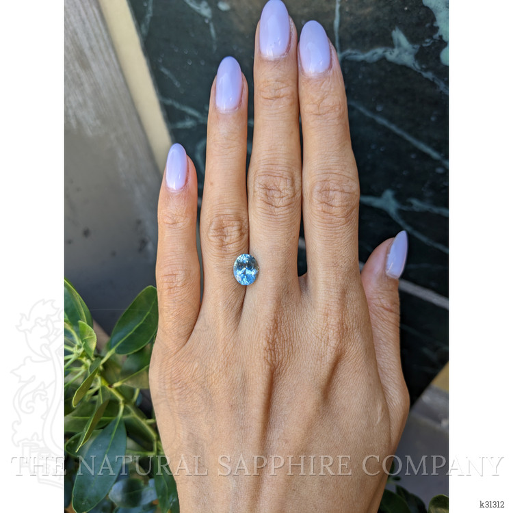 2.13 Ct. Blue Aquamarine from Mozambique