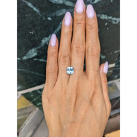 1.87 Ct. Blue Aquamarine from Mozambique Life Style