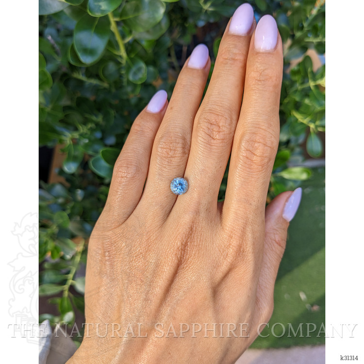 1.36 Ct. Blue Aquamarine from Mozambique