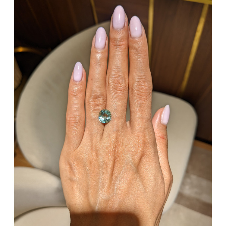 3.27 Ct. Bluish Green Tourmaline from Africa
