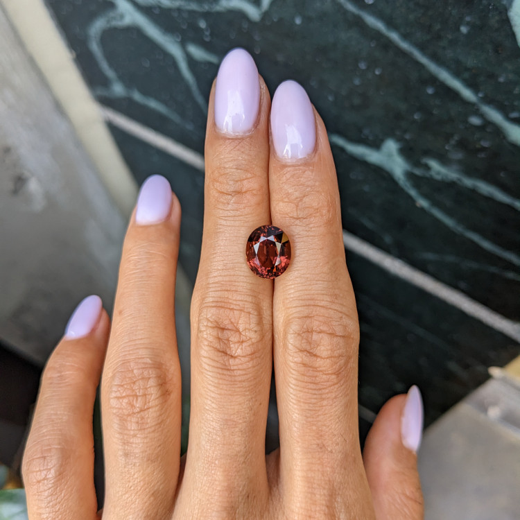 4.34 Ct. Reddish Brown Tourmaline from Africa