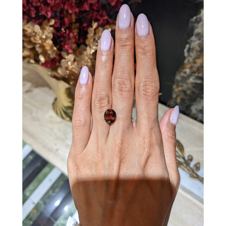 4.34 Ct. Reddish Brown Tourmaline from Africa