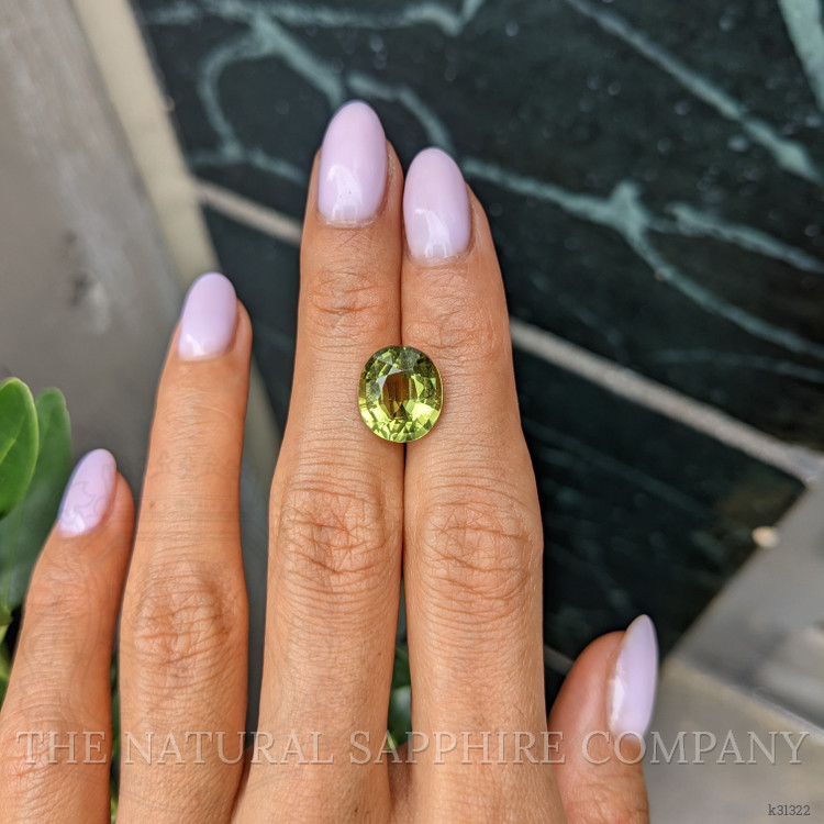 5.31 Ct. Yellowish Green Tourmaline from Africa