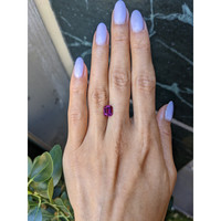 1.82 Ct. Purplish Pink Tourmaline from Africa Life Style