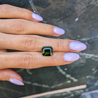 4.29 Ct. Green Tourmaline from Africa Life Style