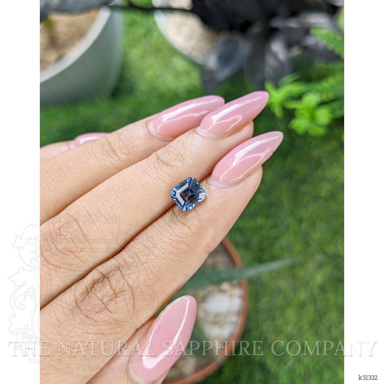 1.71 Ct. Purplish Blue Spinel from Ceylon (Sri Lanka)