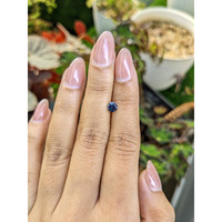 0.49 Ct. Purplish Blue Spinel from Ceylon (Sri Lanka) Life Style