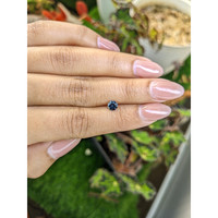0.49 Ct. Purplish Blue Spinel from Ceylon (Sri Lanka) Life Style