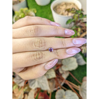 0.53 Ct. Pinkish Purple Spinel from Ceylon (Sri Lanka) Life Style