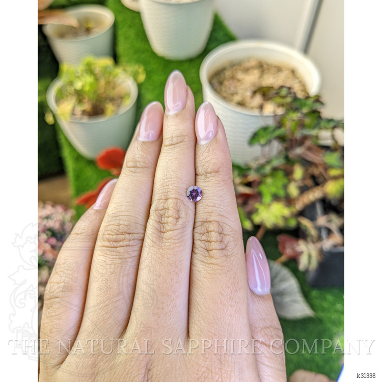 0.53 Ct. Pinkish Purple Spinel from Ceylon (Sri Lanka)