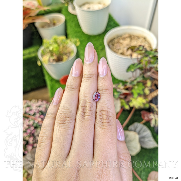 1.29 Ct. Purplish Pink Spinel from Ceylon (Sri Lanka)