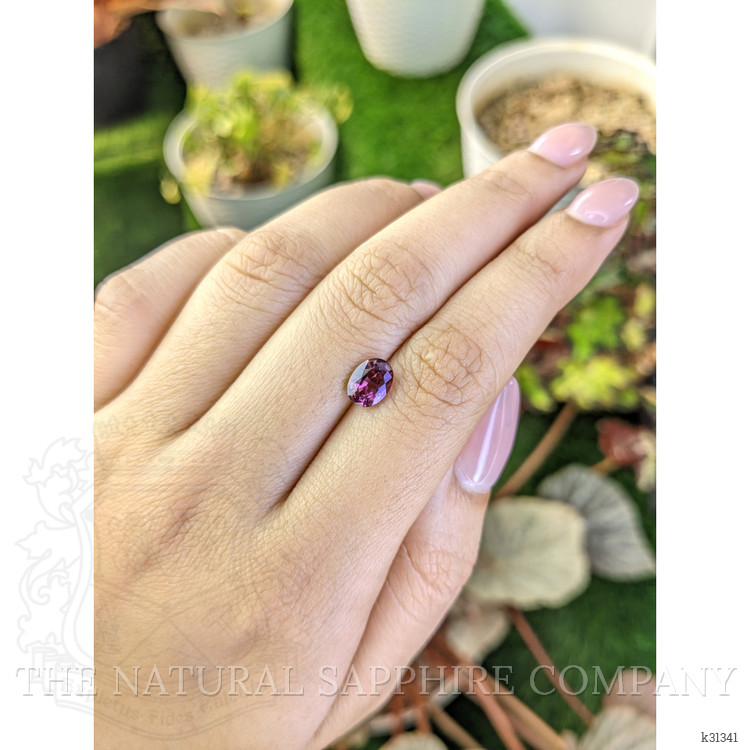 1.29 Ct. Purplish Pink Spinel from Ceylon (Sri Lanka)