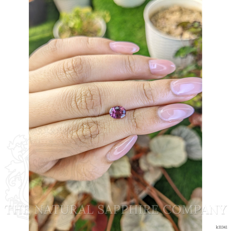 1.29 Ct. Purplish Pink Spinel from Ceylon (Sri Lanka)