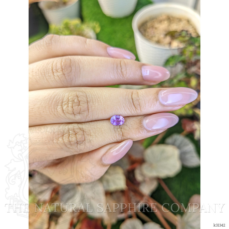 0.72 Ct. Purple Spinel from Ceylon (Sri Lanka)