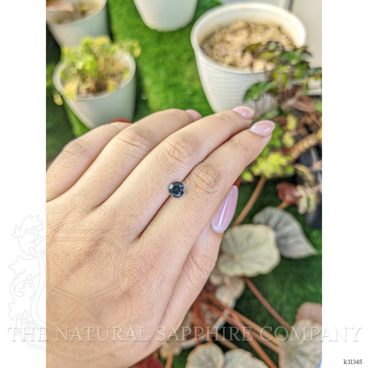 0.81 Ct. Greenish Blue Spinel from Ceylon (Sri Lanka)
