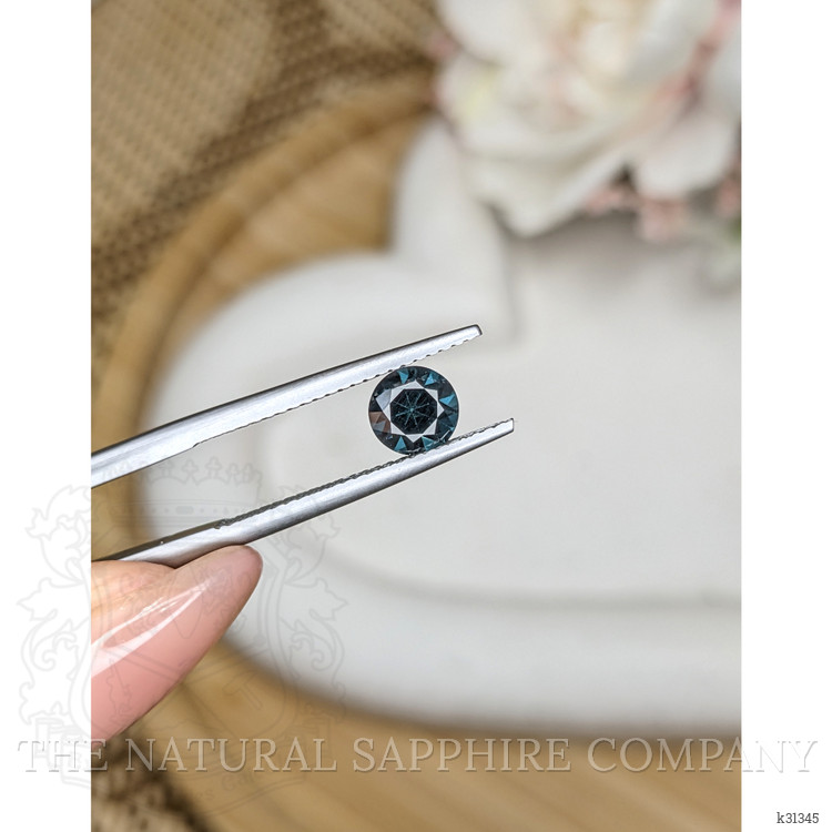 0.81 Ct. Greenish Blue Spinel from Ceylon (Sri Lanka)